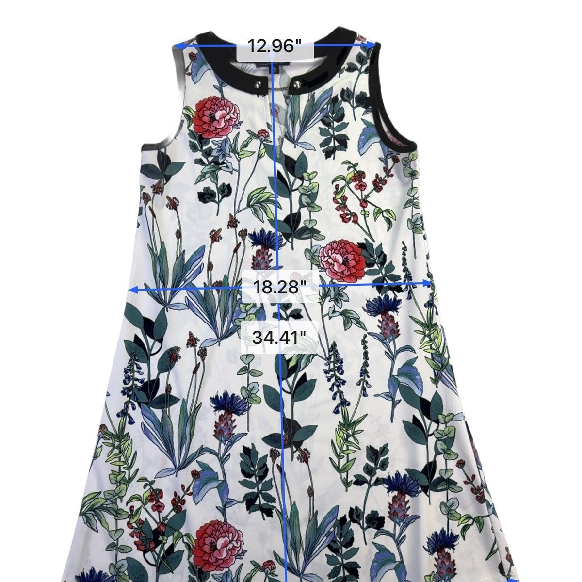 Tommy Hilfiger Womens Floral Print Sleeveless Mini A-Line Dress Sz  XS 