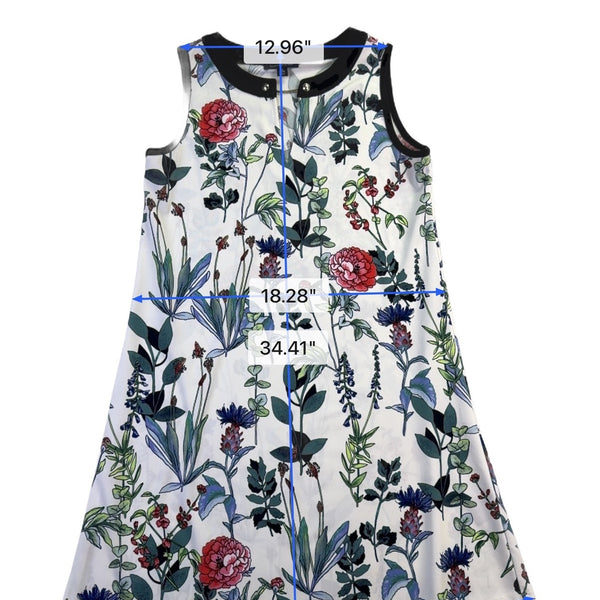 Tommy Hilfiger Womens Floral Print Sleeveless Mini A-Line Dress Sz  XS 