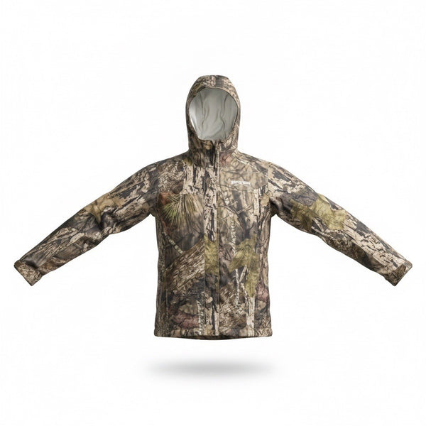 Rustic Ridge Womens Camouflage Hooded Outdoor Jacket Lightweight Durable Sz XS
