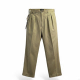 Savane Mens Khaki Cotton Classic Fit Pants No Wrinkles Stain Free Process Sz 44