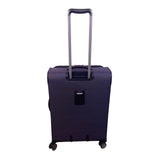 Ricardo Men’s Gray & Blue Blend Nylon 4-Wheel Spinner Expandable Travel Luggage