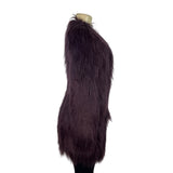 Unreal Fur Womens Faux Fur Coat In Plum Purple Size XS