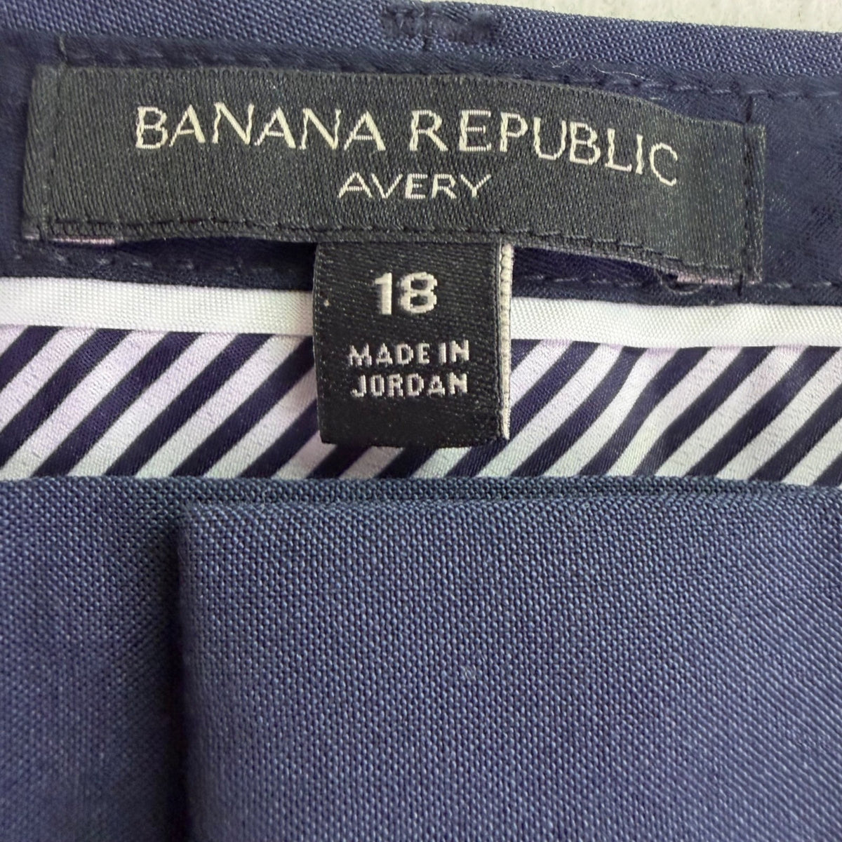 Banana Republic Womens Navy Avery Pants Stylish & Comfortable Design Size 18 