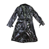 Calvin Klein Womens BlackTrench Coat Size M