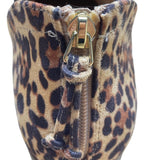 Reaction Kenneth Cole Women’s Brown Leopard Print Back Zip  Sz 8.5