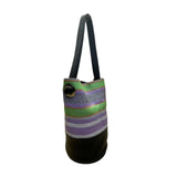 Tote Le Monde Women’s Multicolor Leather & Fabric Bucket Shoulder Bag