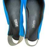 Sandalista Handmade In Greece Women’s Blue Slingback Pointed-Toe Flats Size 39