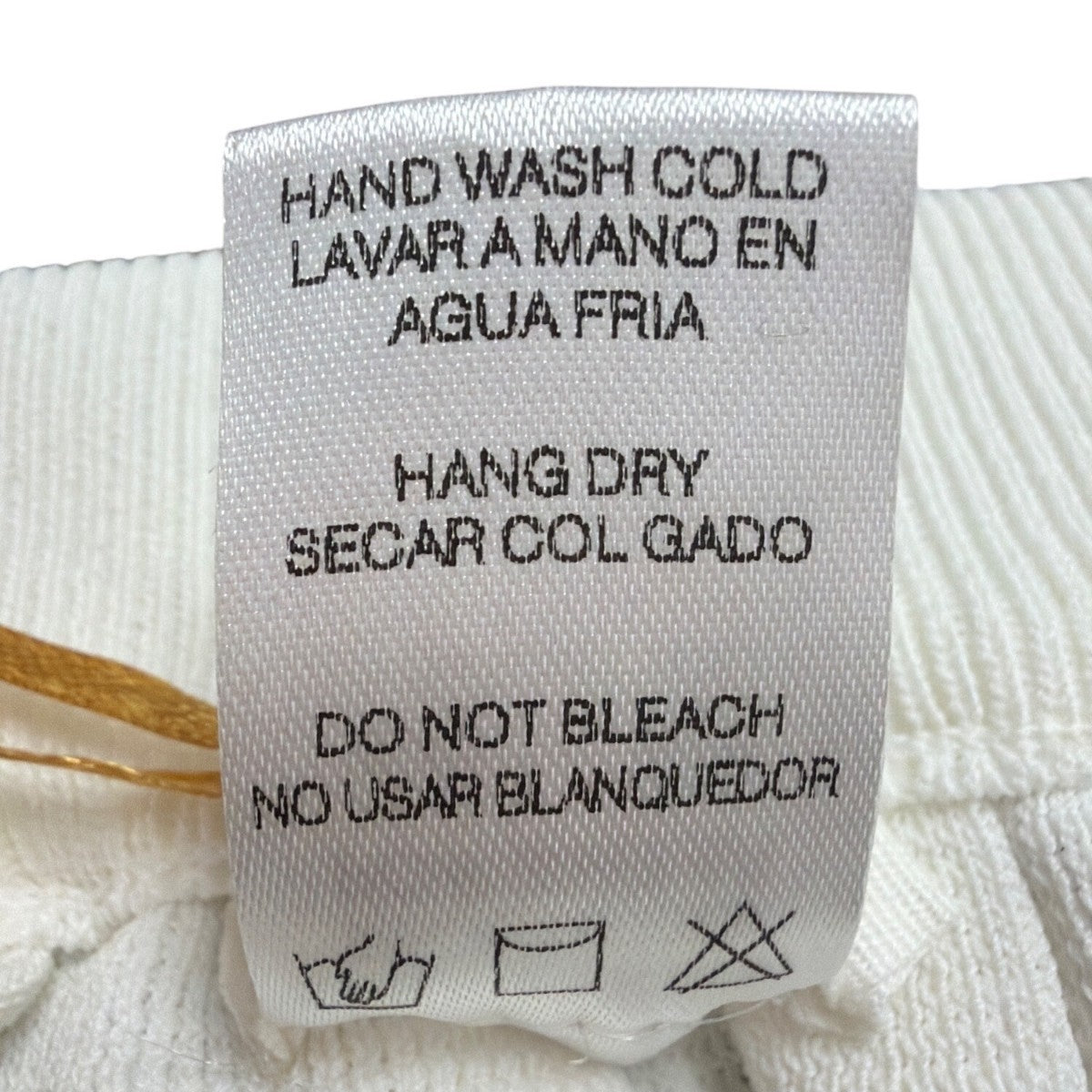 Immodel By Irina Womens White Pleated Skirt Stretch Waist All Seasons Sz  M