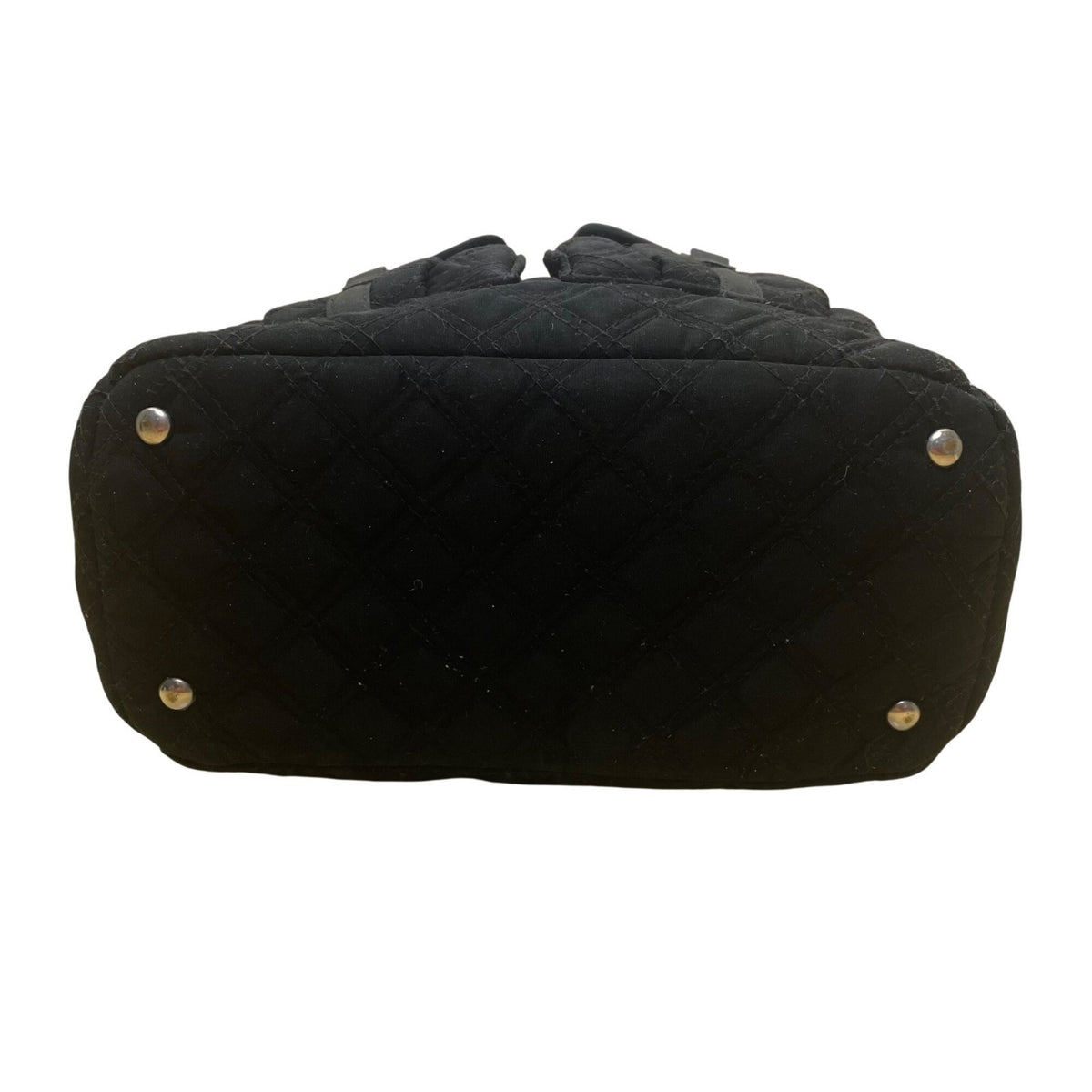 Vera Bradley Women’s Black Quilted Fabric With Multiple Pockets Backpack Size M