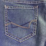Vintage America Ladies Blue Cotton Stylish Stretch Denim Bootcut Jeans Size 10