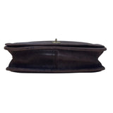 Vintage Coach Women’s Brown Leather With Twist Lock Closure Shoulder Bag