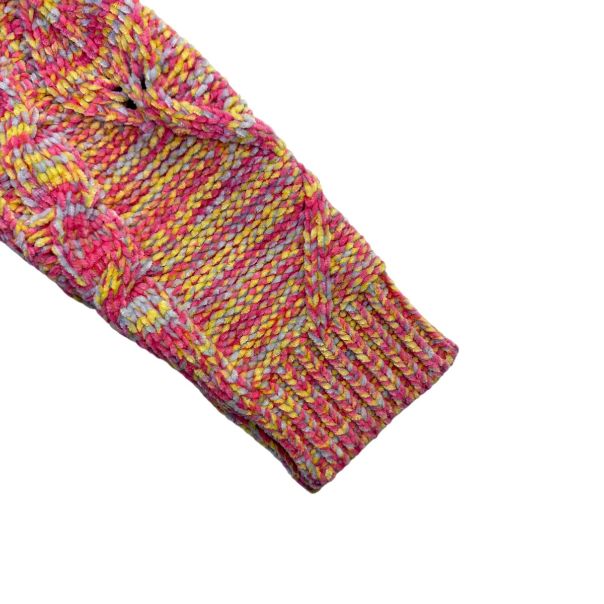 Style Tang Womens Multicolor Knit Cardigan Sweater Button Front Long Sleeve Sz S