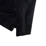 Boss Mens Black Cotton Blazer Jacket Two-Button Style W/ Lining Detail Size 40R