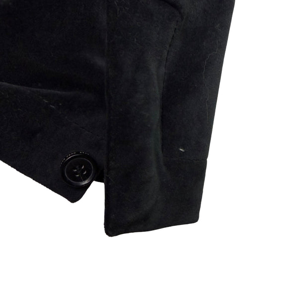 Boss Mens Black Cotton Blazer Jacket Two-Button Style W/ Lining Detail Size 40R