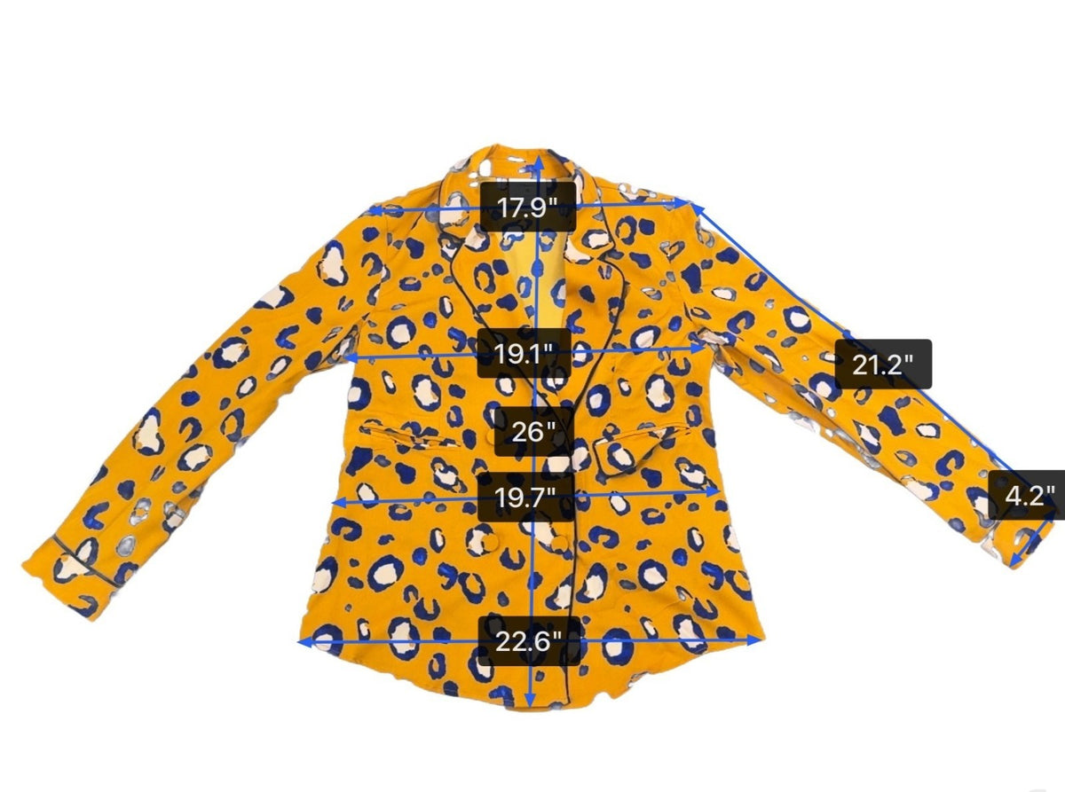 Phillip Lim Women’s Multi-Color Animal Print Polyester Blazer & Skirt Set Size M