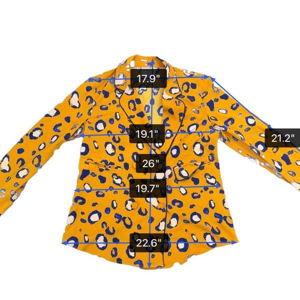 Phillip Lim Women’s Multi-Color Animal Print Polyester Blazer & Skirt Set Size M