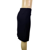 Black Womens Pencil Skirt Lined Slim Fit Size 4