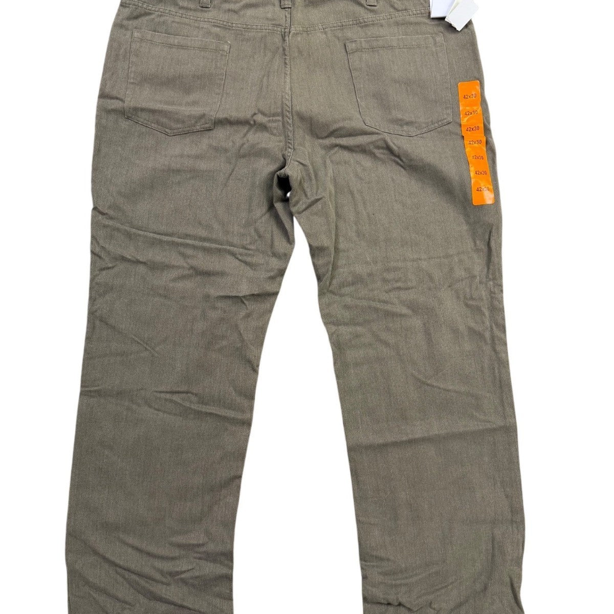 Kenneth Cole Mens Olive Straight-Leg PantsStylish & Comfortable Sz 42X30