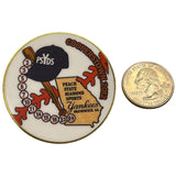 Cooperstown 2012 Soft Pin Georgia Map Peach State Yankees Diamond Collectible