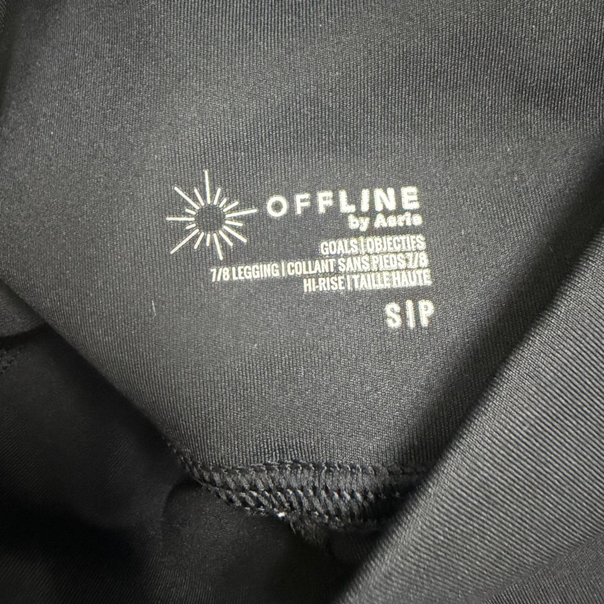 Offline Aerie Womens Black High-Rise Leggings Size S