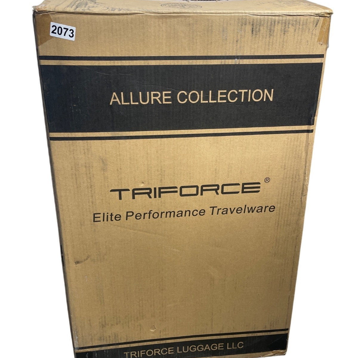 Triforce Navy Blue Telescopic Handle Build-in Scale Allure Collection Luggage