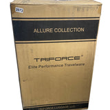 Triforce Navy Blue Telescopic Handle Build-in Scale Allure Collection Luggage