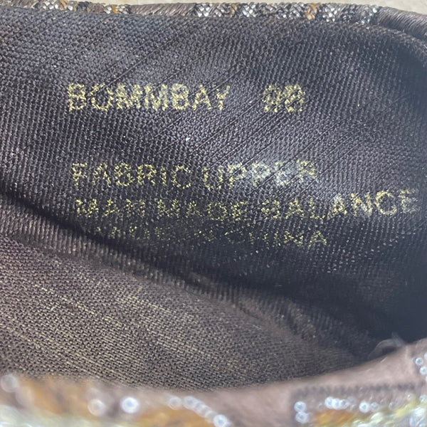 Steve Madden Women’s Brown Embellished Espadrille Bommbay Wedge Sandals Size 8