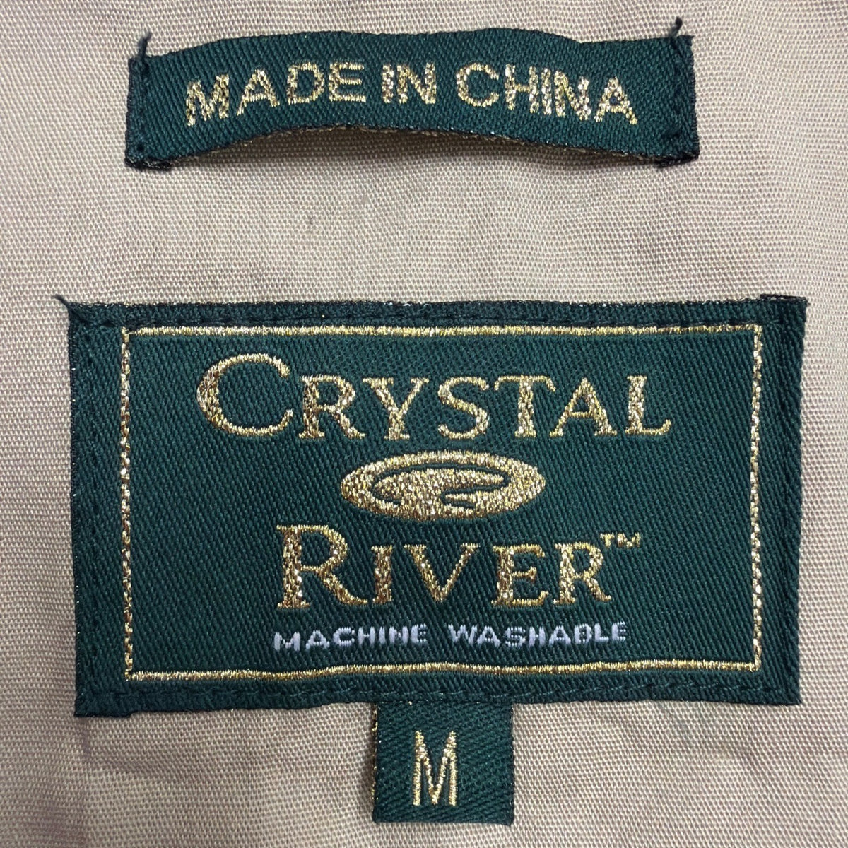 Crystal River Mens Beige Utility Fishing Vest Multi-Pocket Durable Design Sz M
