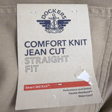 Dockers Mens Beige Straight-Leg Pants Stretch Casual Wear Durable  Size 34
