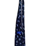 Disney Men Black Polyester Winnie The Pooh & Friends Pattern Novelty Tie