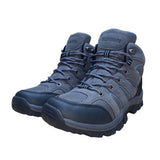 Cushionaire Women’s Gray & Blue Mesh & Faux Suede Bixton Hiking Boots Size 6.5M