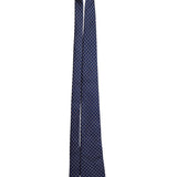 Jos A Bank Mens Navy Silk Geometric Pattern Classic Tie 100% Silk