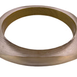 Alexis Bittar Womens Gold Tone Lucite Soft Square Bangle Bracelet Hand-Crafted