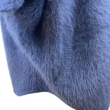 Womens Navy Blue/ Grey Wrap Cape Coat Oversized Style Sz 175/92A US L