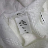 New York & Company Womens White Cotton Halter Maxi Dress With Tie Belt Sz XS