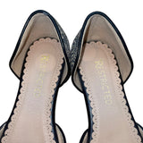 Restricted Women’s Natural & Black Tribal Print Slip-On D’Orsay Flats Size 6.5