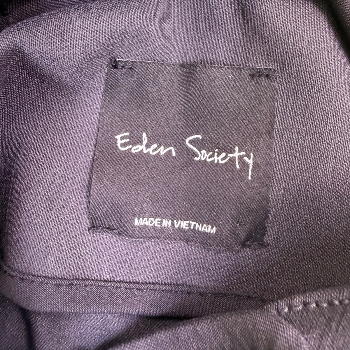 Eden Society Womens Navy Hooded & Lightweight Utility Jacket Size L