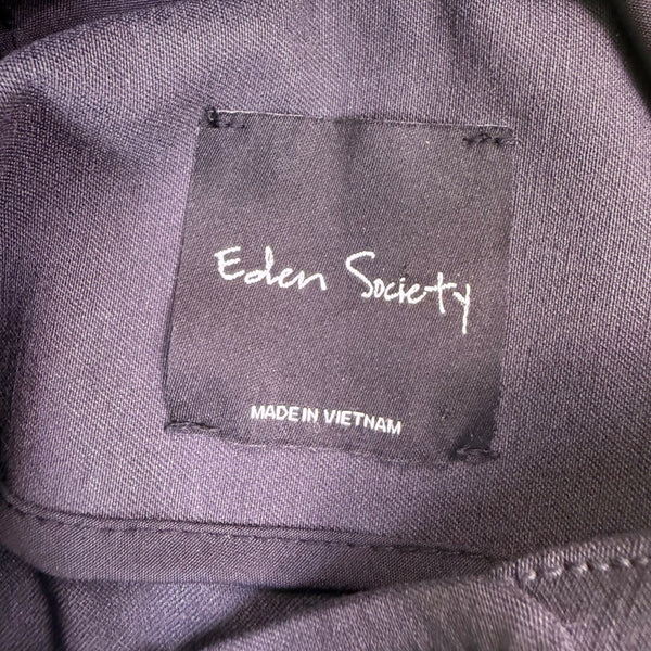Eden Society Womens Navy Hooded & Lightweight Utility Jacket Size L