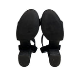 Steve Madden Women's Black Suede Leather Strapped High Heels Sz 10M