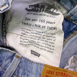 Levis Mens Light Blue Plaid Denim Jeans 512 Slim Fit Modern Style Sz 32x30