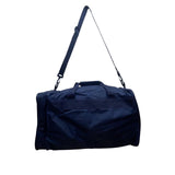 Adidas Unisex Blue Nylon Duffle Bag Logo Design Adjustable Strap One Size