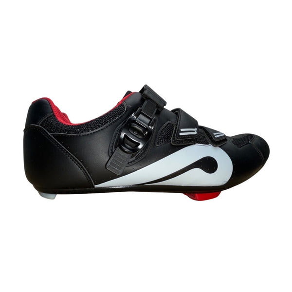Peloton Men’s Black/White Adjustable Strap Buckle Cycling Shoes Cleats Sz 13US