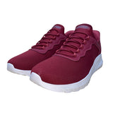 Skechers Bobs Women’s Red Mesh Lace Up Accent Slip Ins Athletic Sneakers Sz 9.5