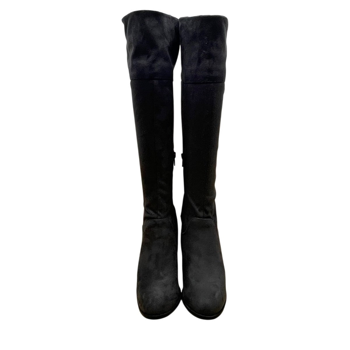 Diba Women’s Gray Suede Block Heel Pull-On Celia Knee-High Boots Size 7M