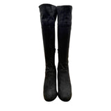 Diba Women’s Gray Suede Block Heel Pull-On Celia Knee-High Boots Size 7M