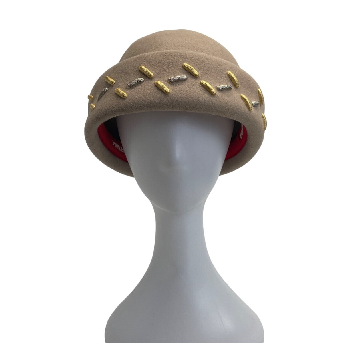 Importina Bollman Hat Co. Women Doeskin Felt Wool Cloche With Decorative Accents