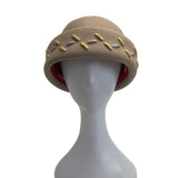 Importina Bollman Hat Co. Women Doeskin Felt Wool Cloche With Decorative Accents