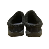 Easy Spirit Women’s Blue Suede Faux Fur Slip-On Mule Clogs Size 8.5M