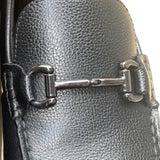 MJNY Marc Joseph Men’s Black Horse-bit Accent Slip-On Driving Loafers Size 8.5