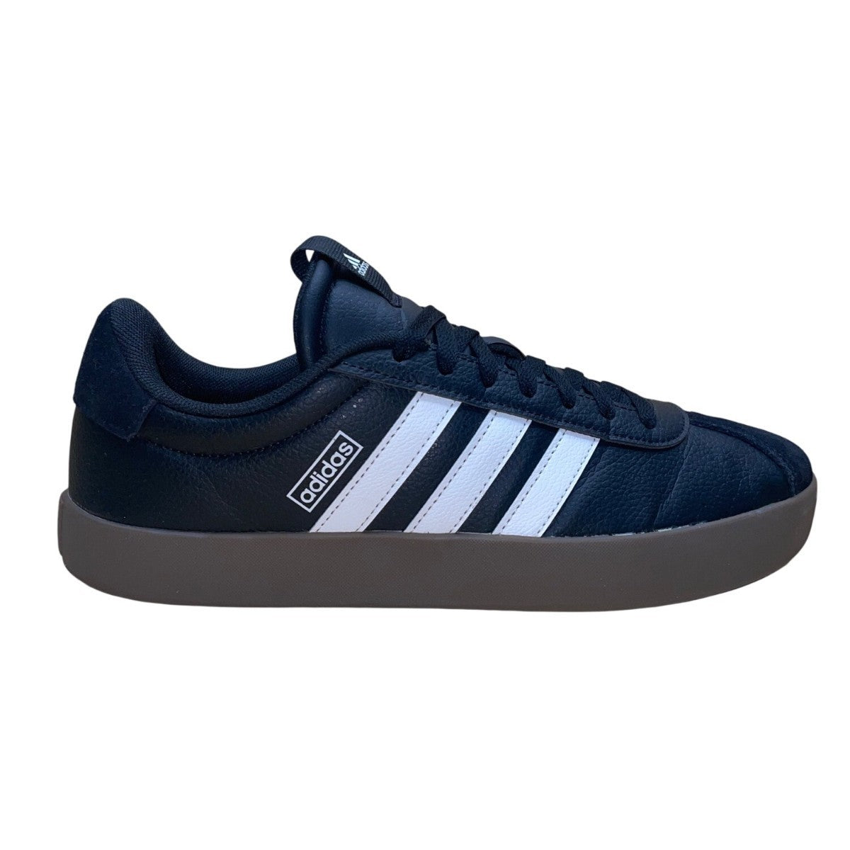 Adidas Men’s Black & White VL Court 3.0 Cap Toe Classic Sneakers Size 10US